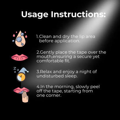 Mouth Tape — Gentle Sleep Strips for Nose Breathing & Quieter Sleep